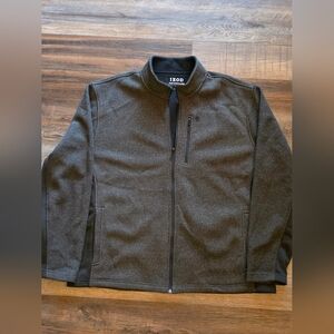 IZOD Advantage Brown Full-Zip Jacket